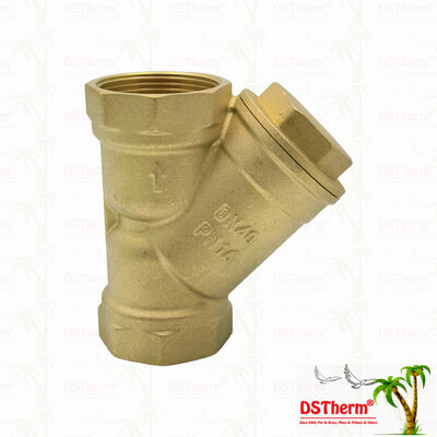 Valvola di filtraggio in ottone resistente alla corrosione per acqua DN15-50
